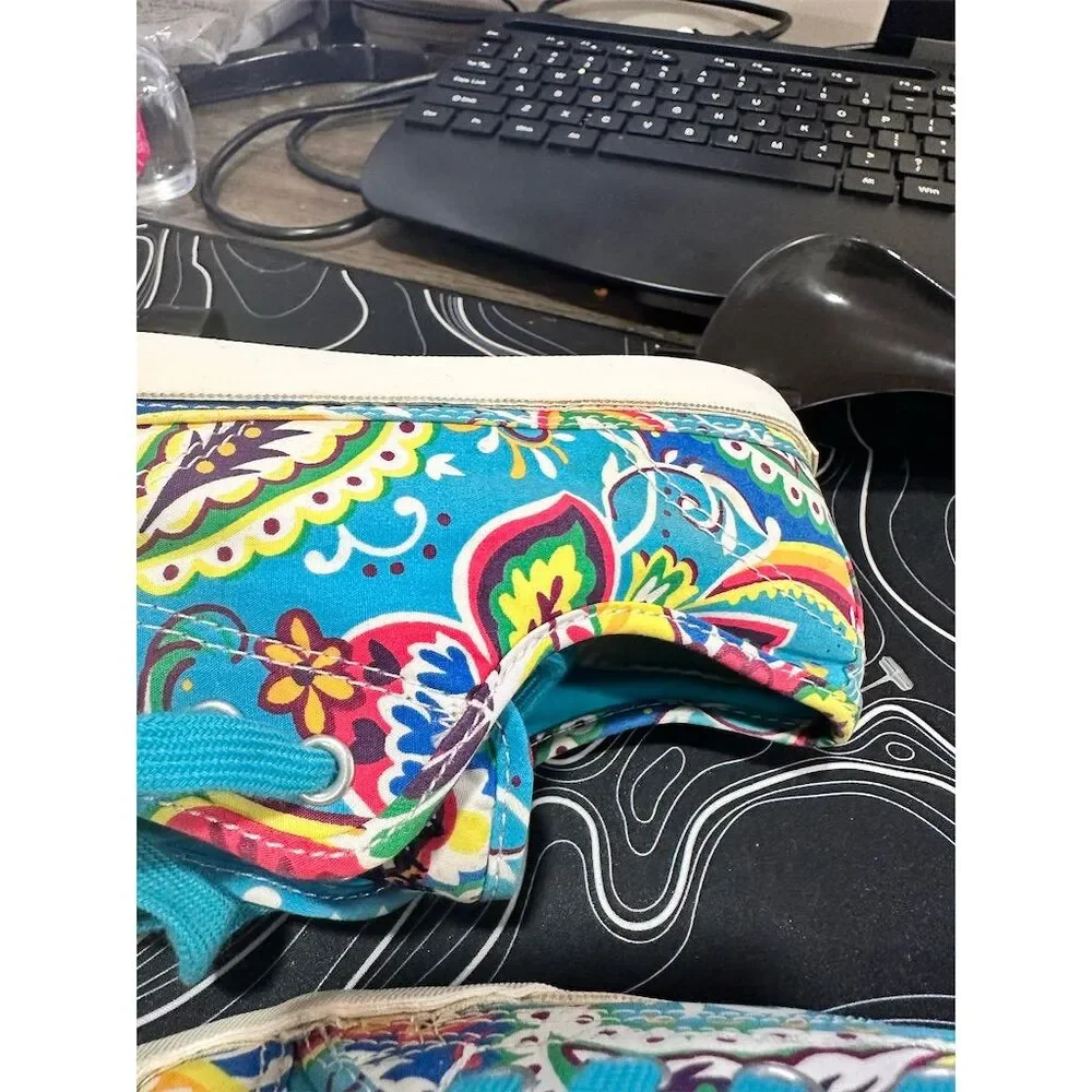 Converse Jack Purcell Women's Floral Paisley Sneakers Size 5.5 - Picture 11 of 12